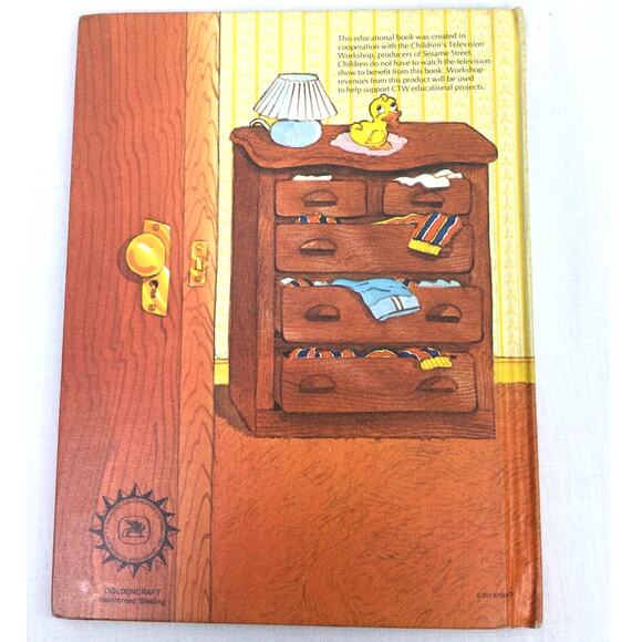 I Can Do It Myself Sesame Street Golden Books 1980 Vintage Hardcover - Picture 2 of 12